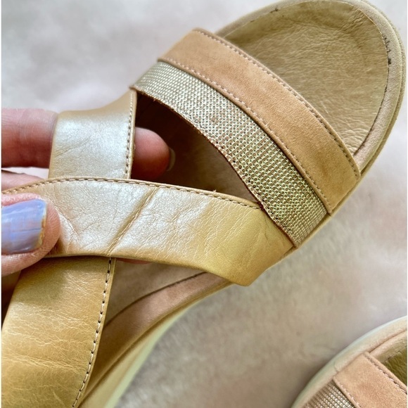 Earth Shoes 🩷 Hibiscus F Open Toe Casual Platform Sandals Peach Size 9 - Picture 10 of 14